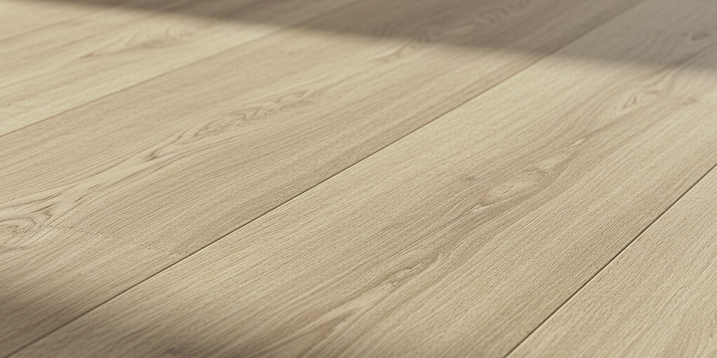 Closeup of light hardwood floor grain in Centennial Hills, NV