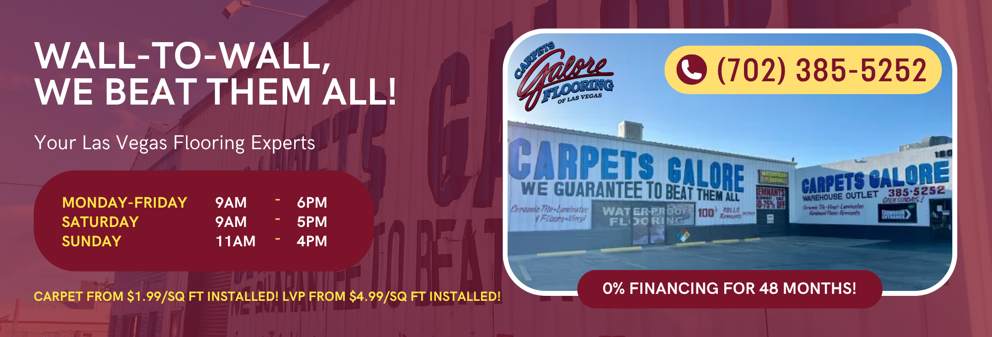 Las Vegas Flooring experts at Carpets Galore