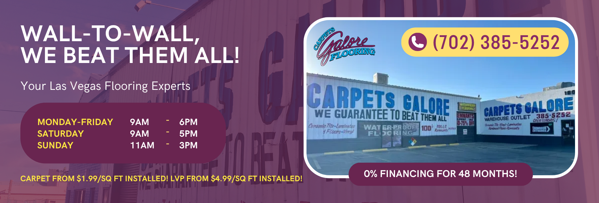 Las Vegas Flooring experts at Carpets Galore