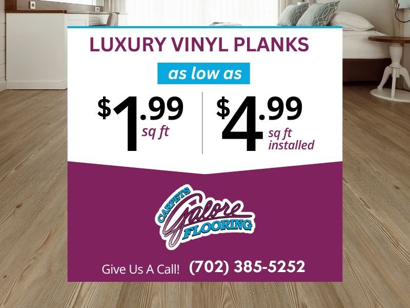 Upgrade your floors with luxury vinyl from Carpets Galore